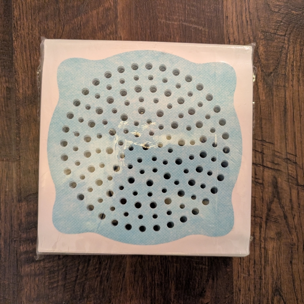 Disposable Drain Covers, Set of 100 Blue